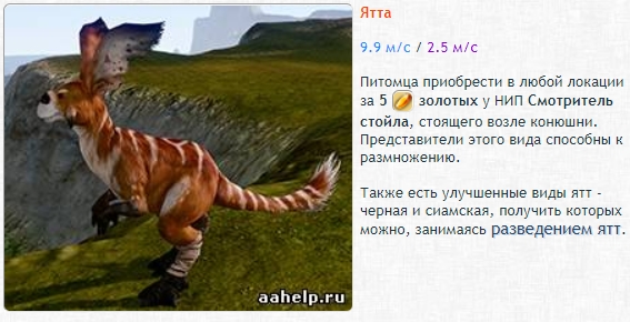 Ездовые питомцы в ArcheAge. Гайд - картинки